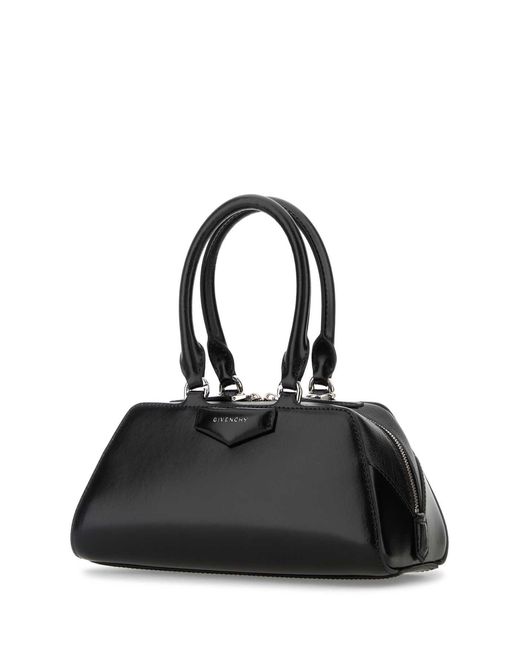 Givenchy Black Antigona Ew Mini Leather Handbag