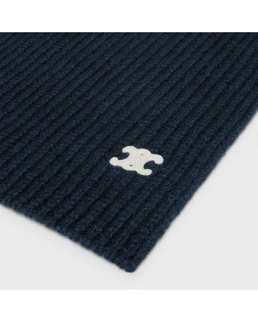 Céline Blue Triomphe Scarf