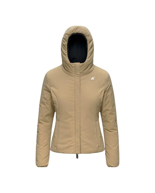 K-Way Black Lily St Warm Double Jacket