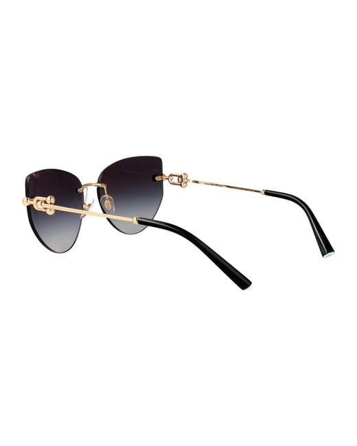 Tiffany & Co Metallic Tiffany & Co Pale Metal Sunglasses