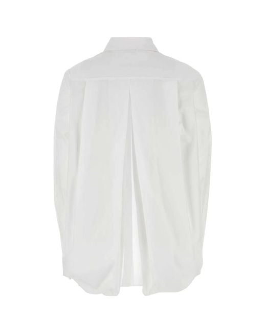 Givenchy White Shirt Split Back Oversized