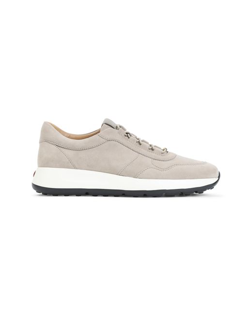 Tod's White Tortora Suede Sneakers