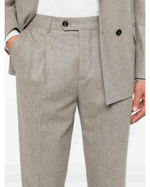 Brunello Cucinelli Gray Suit for men