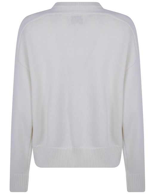 Loulou de Saison Gray "Breha" Sweater With Piping