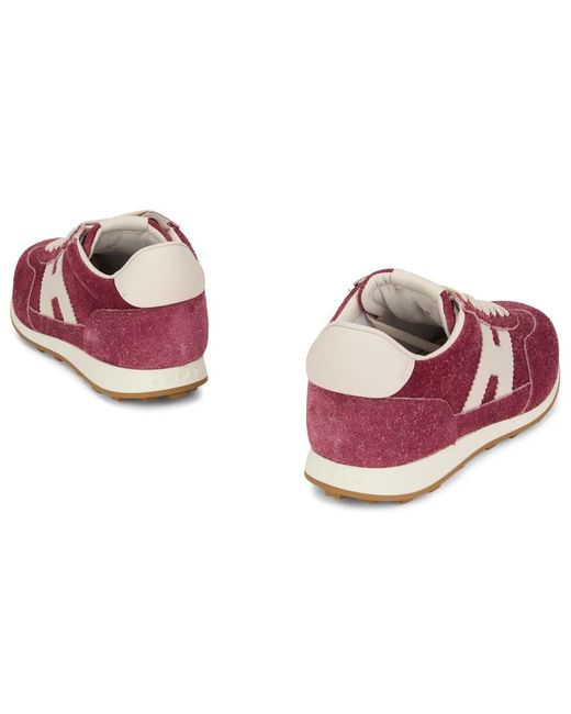 Hogan Purple Fitted Sneakers