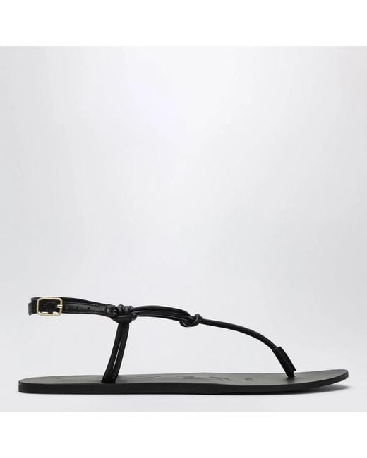 Manebí Brown Manebi Leather Flipflops