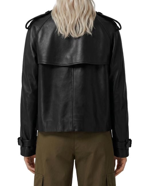 Burberry Black Mayfair Short Trench Coat