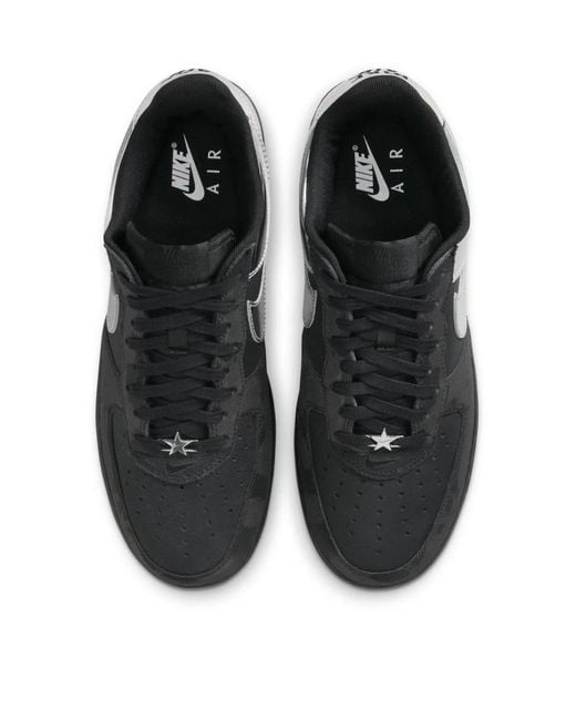 Nike Black Air Force 1 Low Retro 'All Star' Sneakers