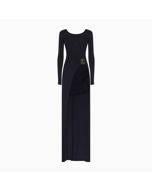 Elisabetta Franchi Blue Night Long Dress