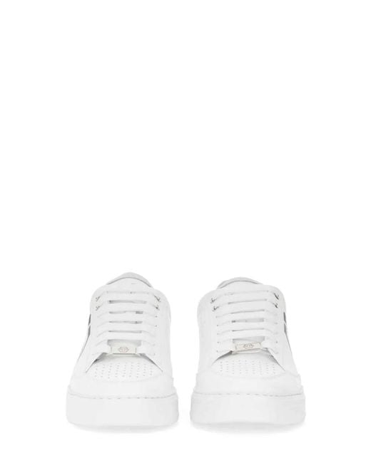 Philipp Plein White Sneaker With Logo for men