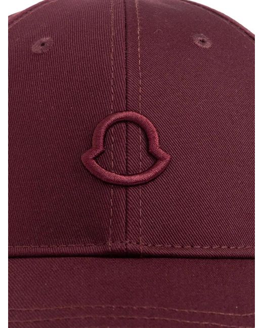 Moncler Red Baseball Cap