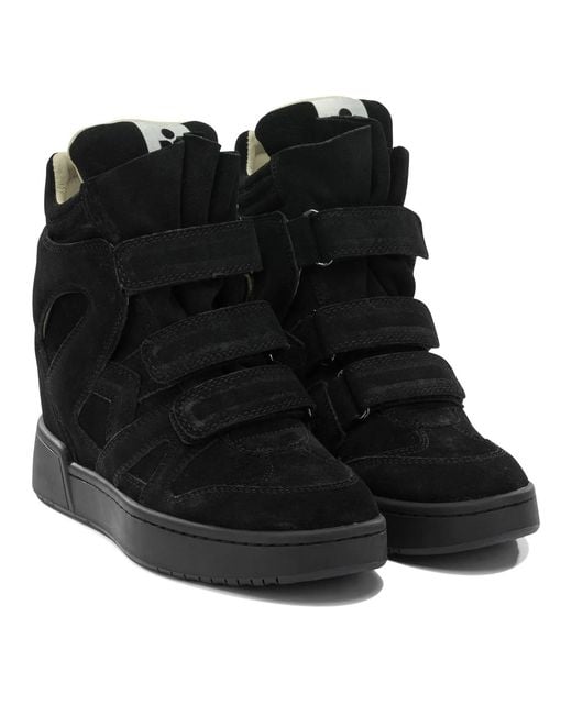 Isabel Marant Black "Im3" High Sneakers