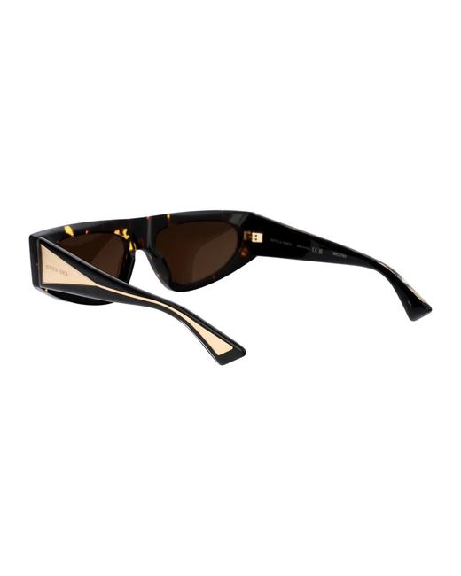 Bottega Veneta Brown Acetate Havana Sunglasses