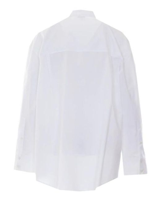 Pinko White Cotton Shirt