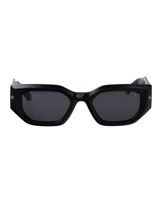 Philipp Plein Black Acetate Sunglasses
