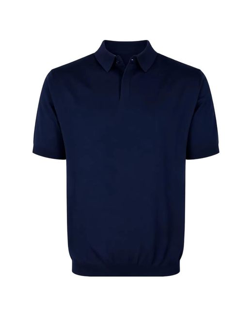 Devore Blue Polo Collar T-Shirts Polos for men