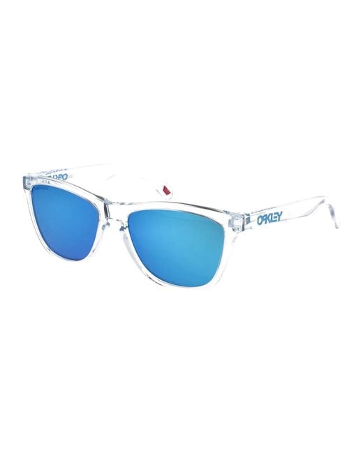 Oakley Blue Rubber Sunglasses