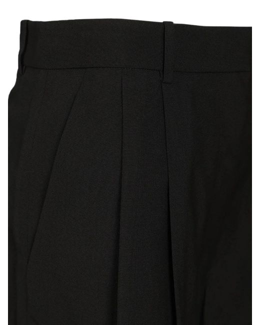 Khaite Black Auggie Shorts