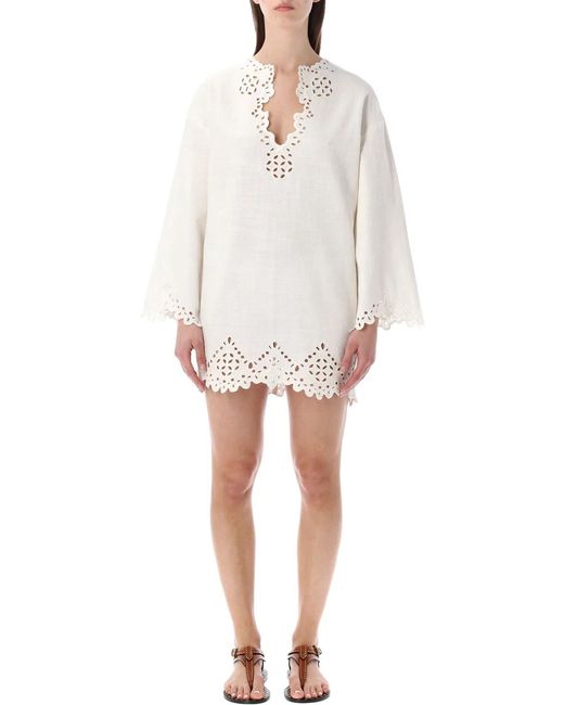 Isabel Marant White Cotton Polyester Sherazade