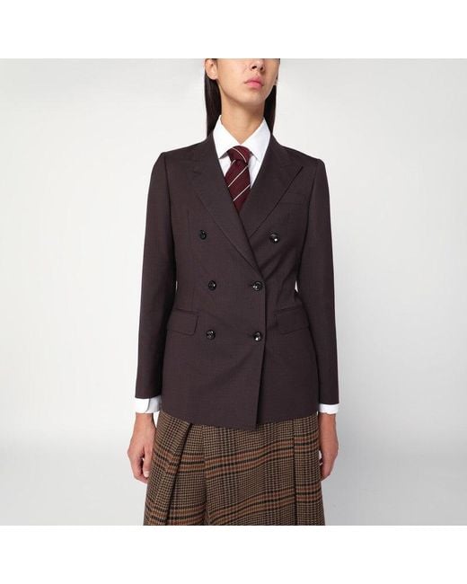 Tagliatore Multicolor Double-Breasted Jacket