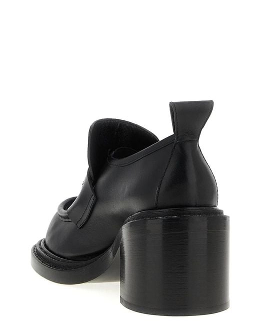 Moschino Black 'Olivia' Loafers