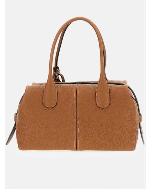 Tod's Brown Tods T Timeless Hobo Bag