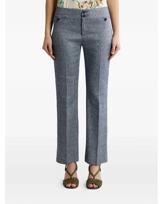 Etro Blue Pantalon