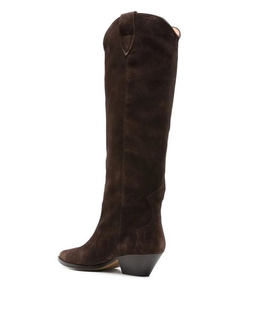 Isabel Marant Black Denvee Leather Boots