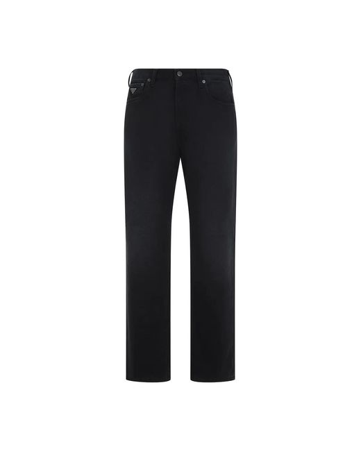 Prada Black Cotton Jeans for men