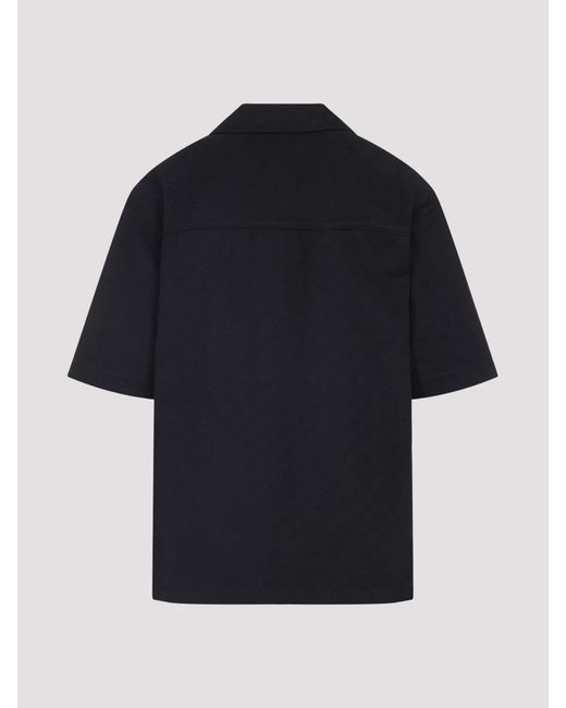 Gucci Black Gg Jacquard Shirt for men