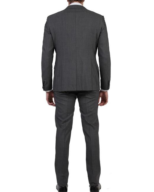 Tonello Gray Three-Piece Suit for men