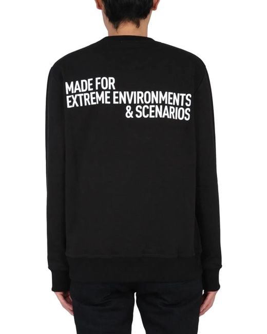 Ih Nom Uh Nit Black Crew Neck Sweatshirt for men
