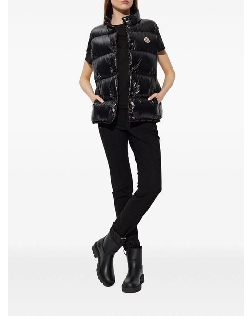 Moncler Black Badia Quilted Gilet