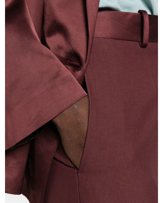 Forte_forte Purple Chic Viscose Cotton Pants
