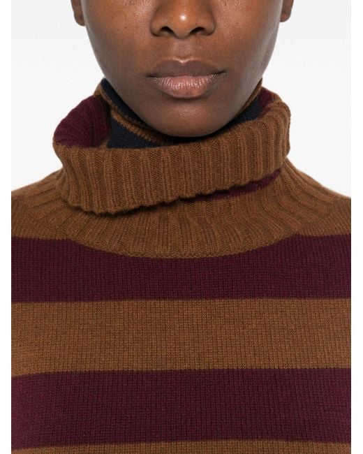 Be You Brown Cashmere Turtle-Neck Sweater