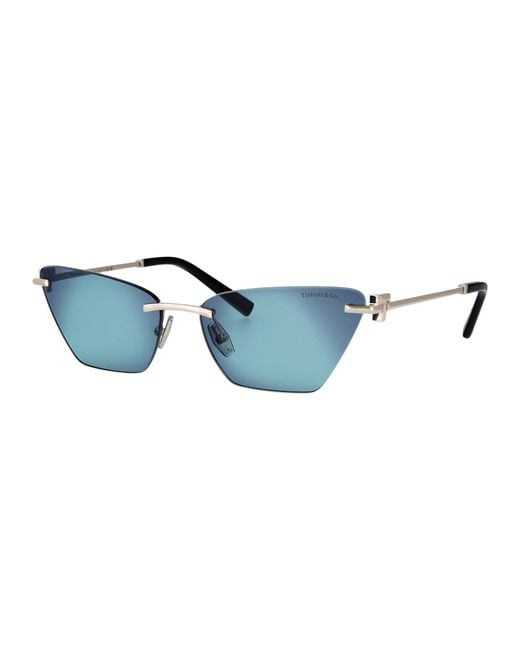 Tiffany & Co Blue Tiffany & Co Metal Sunglasses