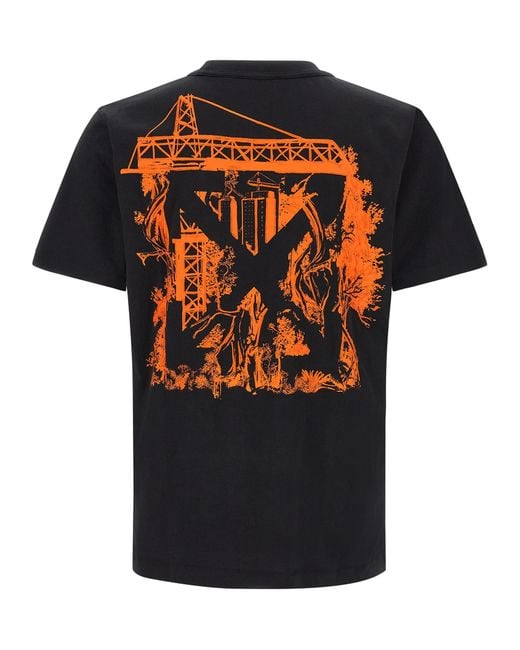 Off-White c/o Virgil Abloh Black 'City Nature' T-Shirt for men