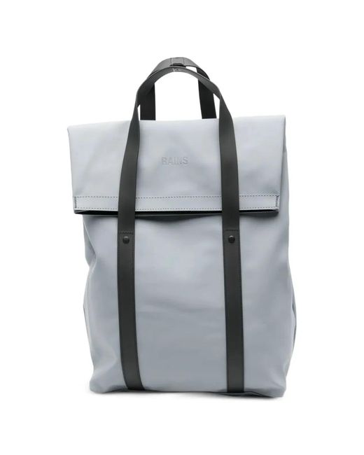 Rains Gray "2 Way" Tote Backpack