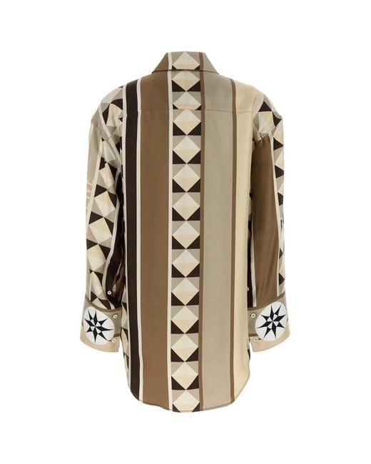 Loewe White Silk Paula S Ibiza Oversize Shirt