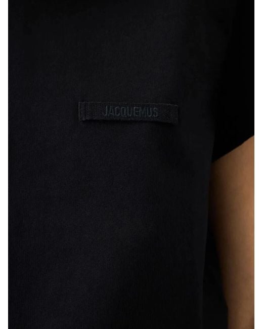 Jacquemus Black Le Grosgrain Cotton T-Shirt
