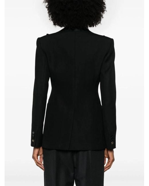 Max Mara Black Wool Single-Breasted Jacket