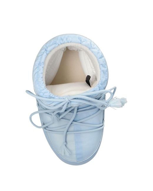 Moon Boot Blue Icon Low Snow Boots