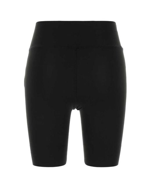 Autry Black Biker Shorts
