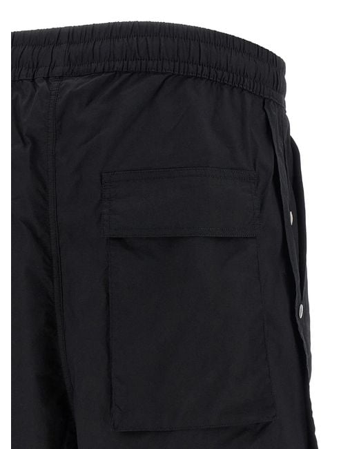 Thom Krom Black '33' Bermuda Shorts for men
