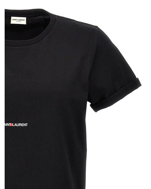 Saint Laurent Black Rive Gauche' T-Shirt for men