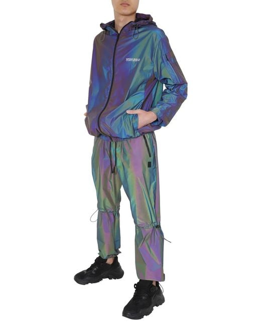 Marcelo Burlon Blue Wind Jacket for men
