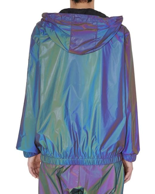 Marcelo Burlon Blue Wind Jacket for men