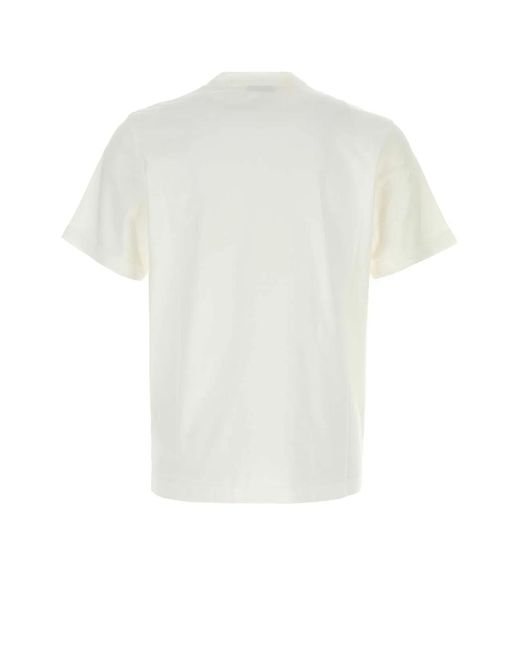 Autry White 100% Cotton T-Shirt for men