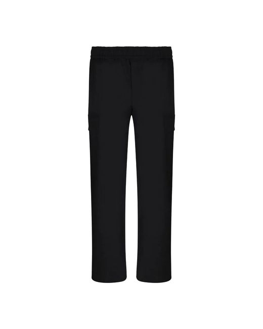 Dolce & Gabbana Black Dolce & Gabbana Wool Cargo Pants for men
