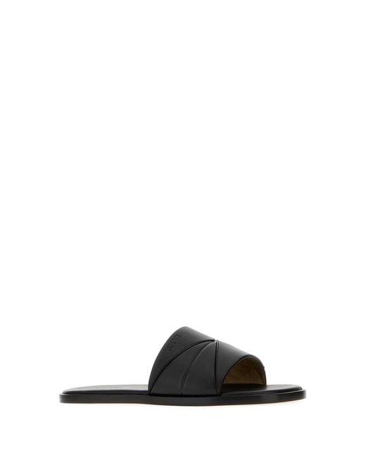 Loewe Black Origami Slide for men